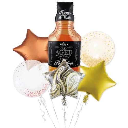 Balony foliowe butelka Whisky 6x